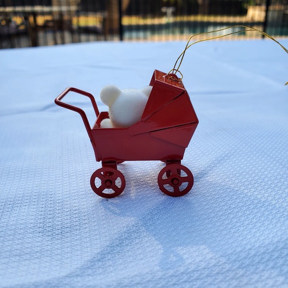 Avon ♡ Set of 3 Vintage Teddy Bear Ornaments ♡ Christmas ♡ ADORABLE ♡ NEW In Box - Picture 8 of 11